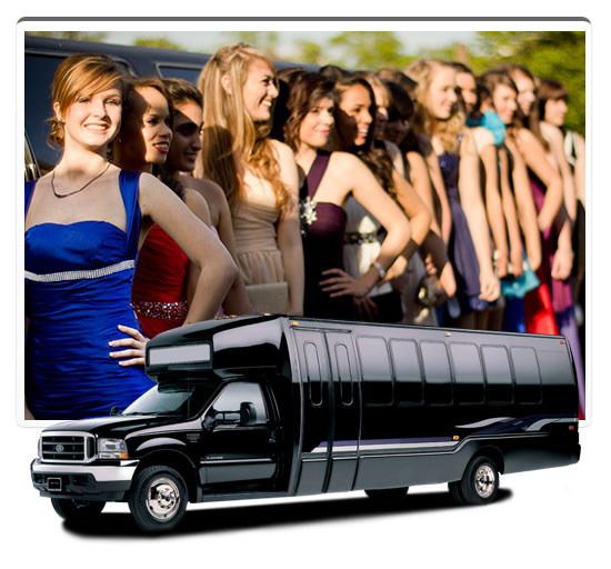 prom party bus deals la